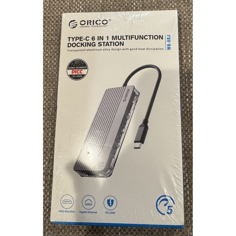 New Orico Type-C 6 in 1 Multifunction Docking Station